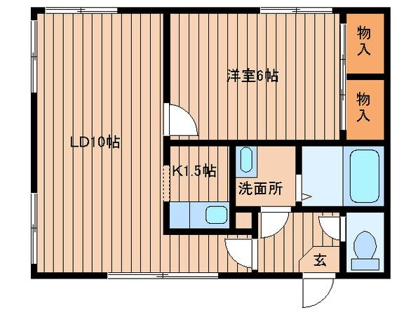 フォ－ライフ３２の物件間取画像